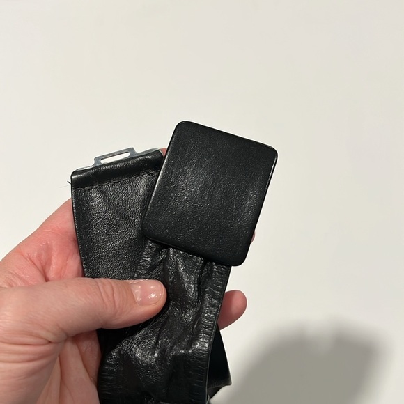 Astor‎ - vintage black leather belt main image 7